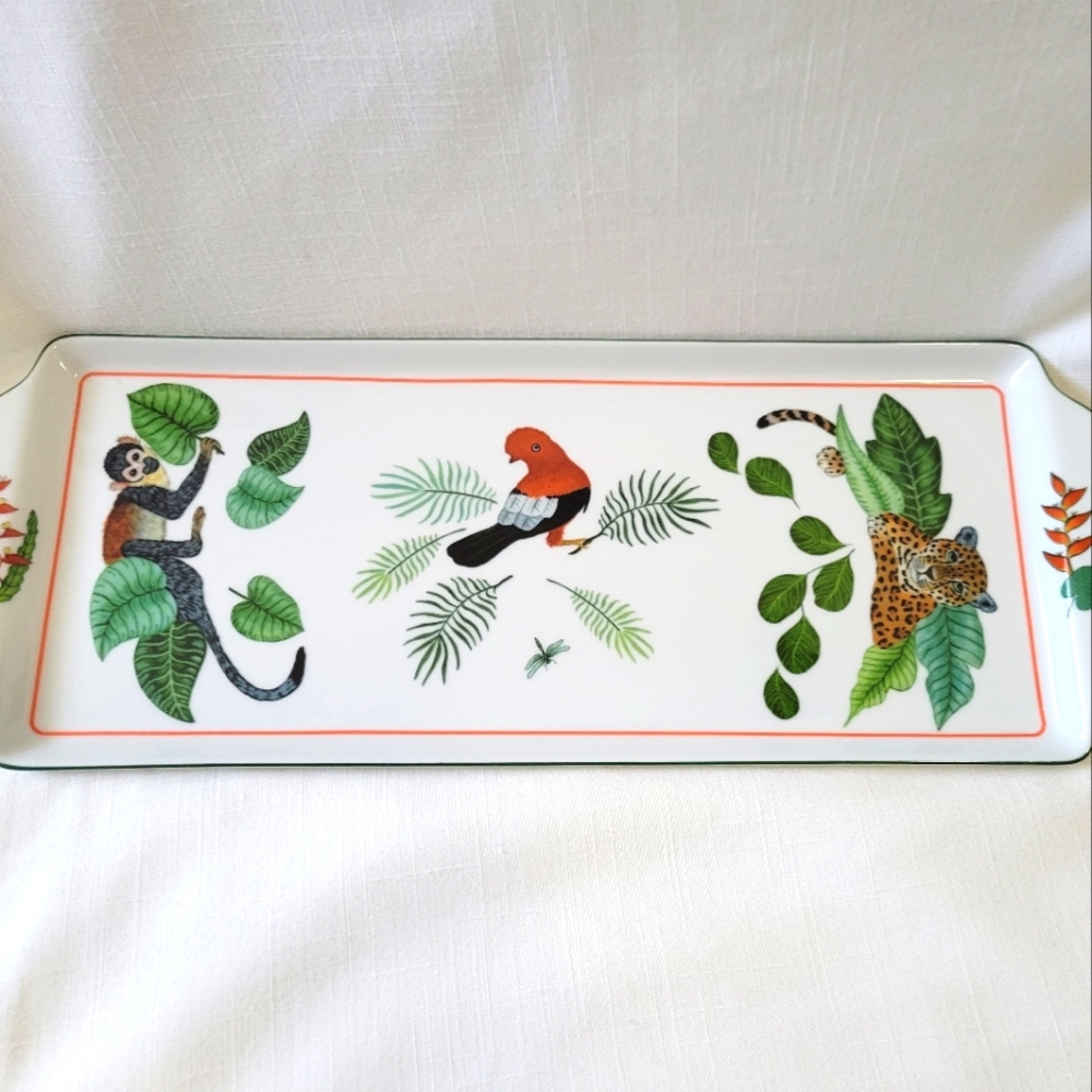 COPY - Lynn Chase Beautiful Rainforest Sandwich Tray - Picture 2 of 12